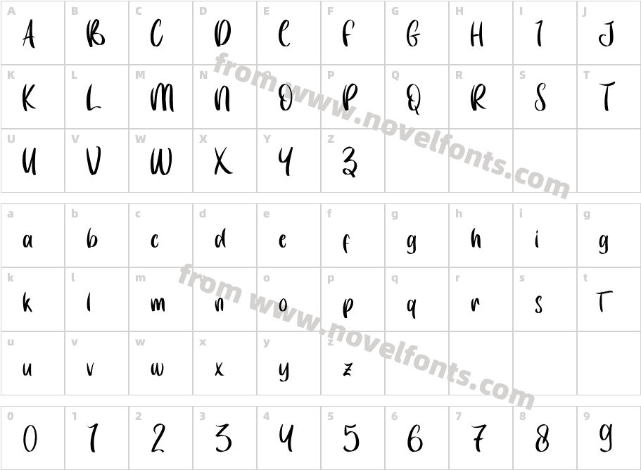 Going South - Personal UseCharacter Map