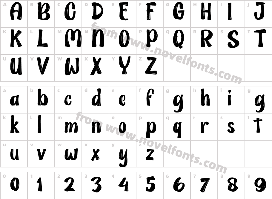 Gold Grater DemoCharacter Map