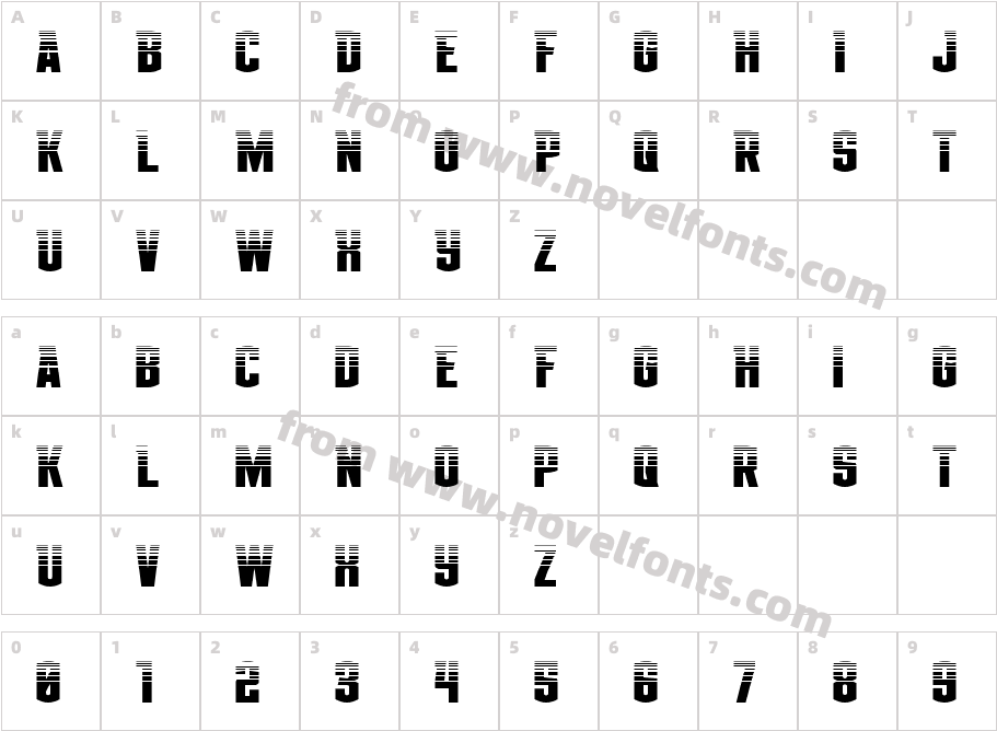 Gold Ingots HalftoneCharacter Map