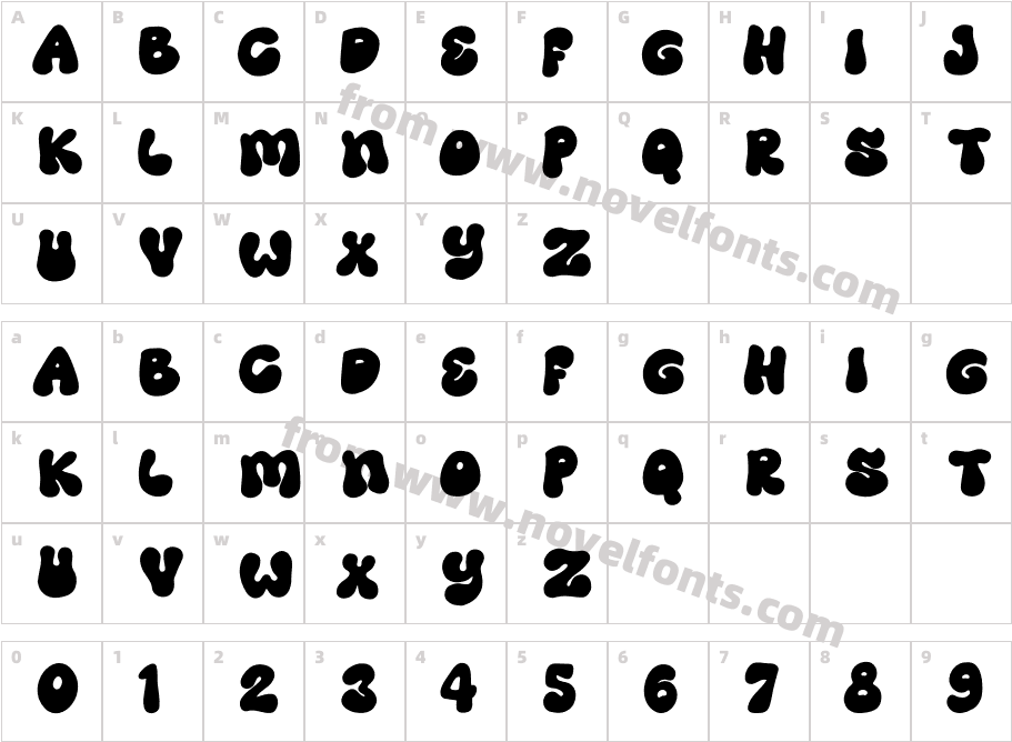 GroovyDayRegularCharacter Map