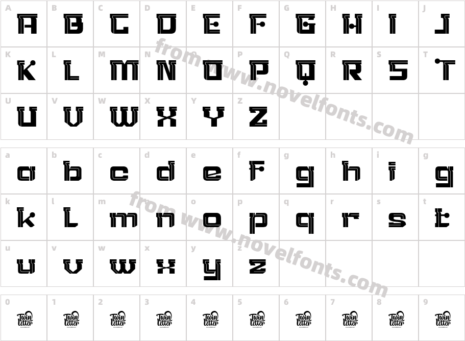 GunecRegular-ZVRXJCharacter Map