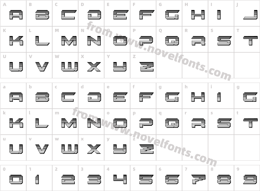 GypsyKillerChromeCharacter Map