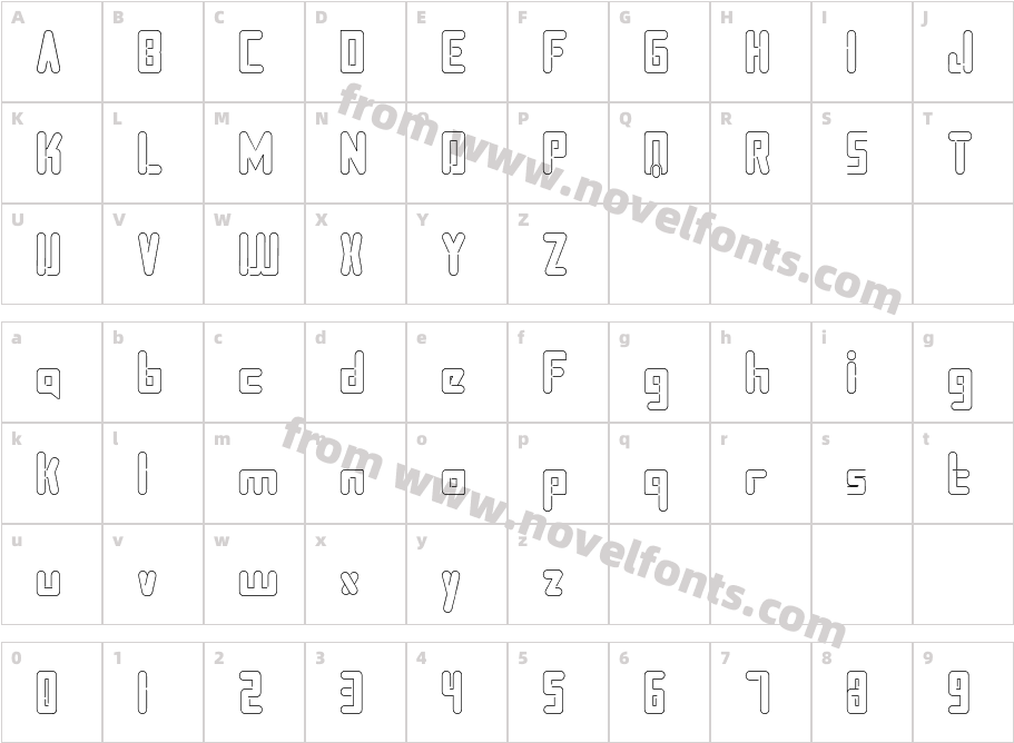 HAINERCharacter Map