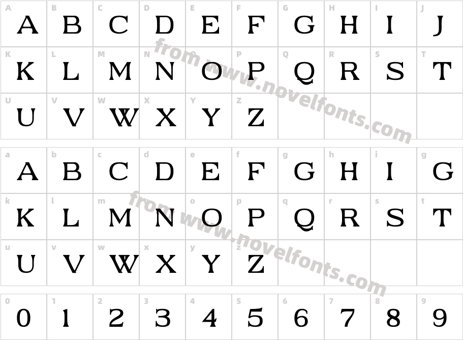 HESTMINECharacter Map