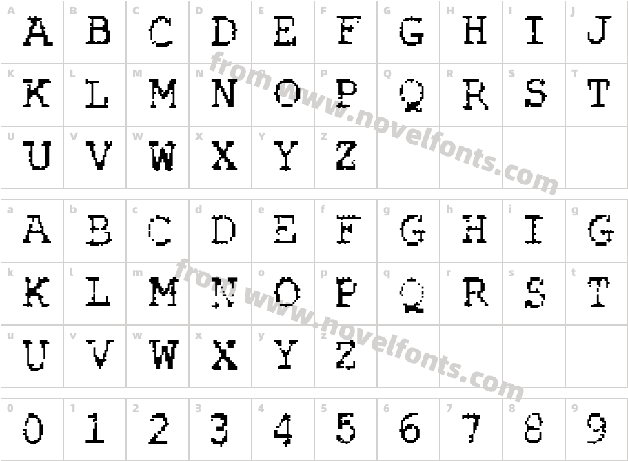 ExpressCharacter Map