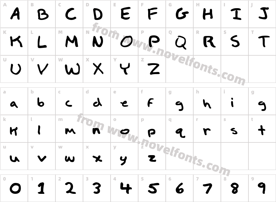 HW Child's PlayCharacter Map