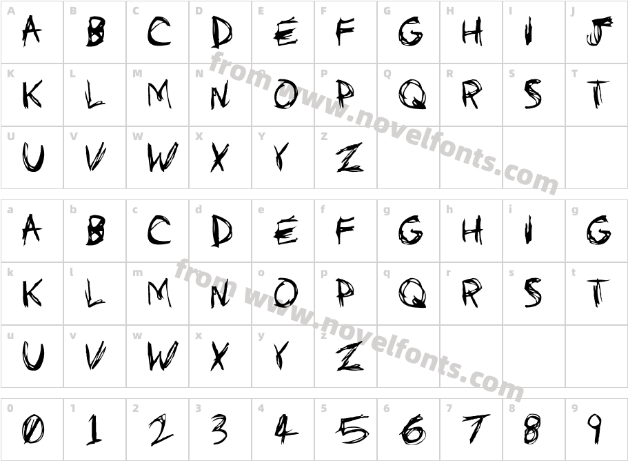 HXCCharacter Map