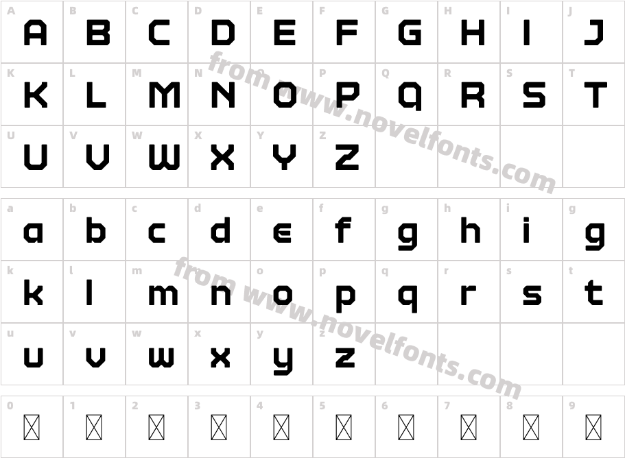 HackoneX01DemoRegularCharacter Map