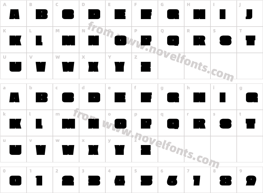 Extra-BlackCharacter Map