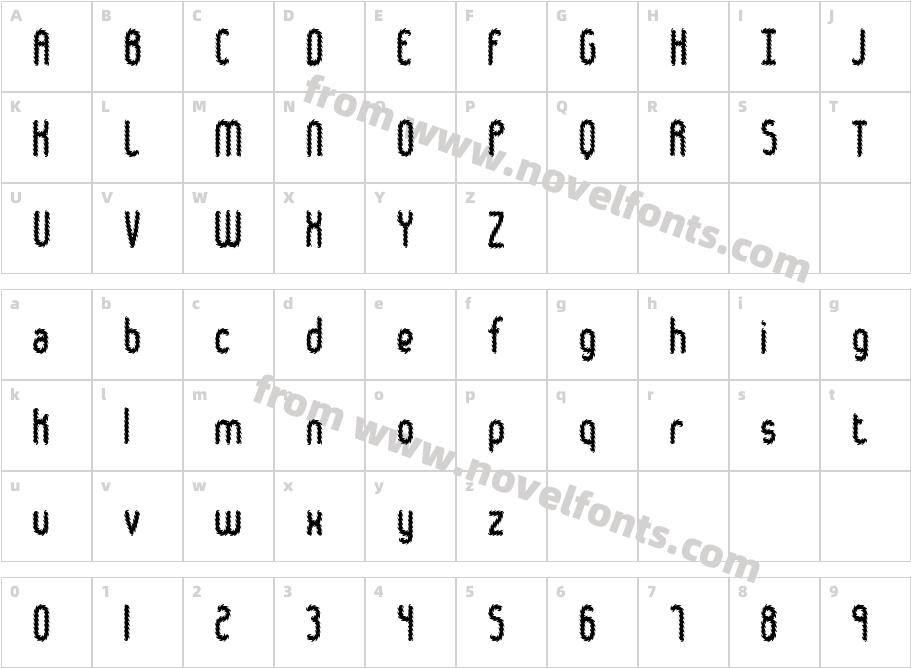 HairballBRKCharacter Map