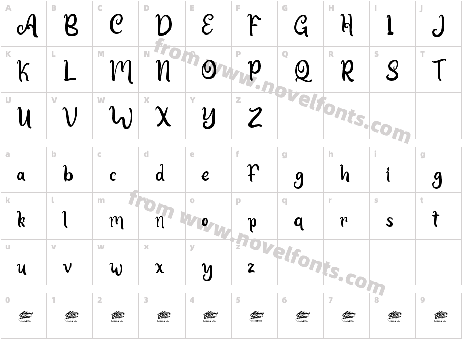 HalamanCharacter Map