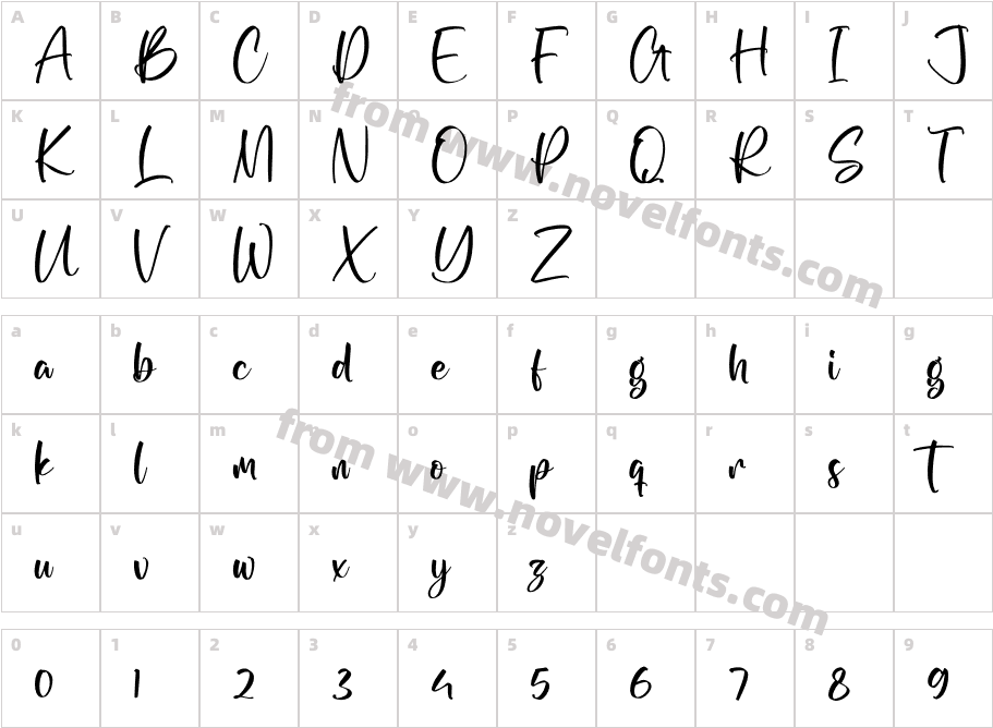 HalfmoonCharacter Map