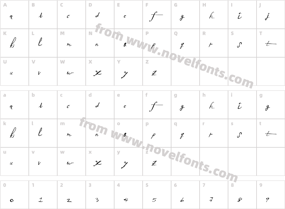 ExtraFineScriptCharacter Map