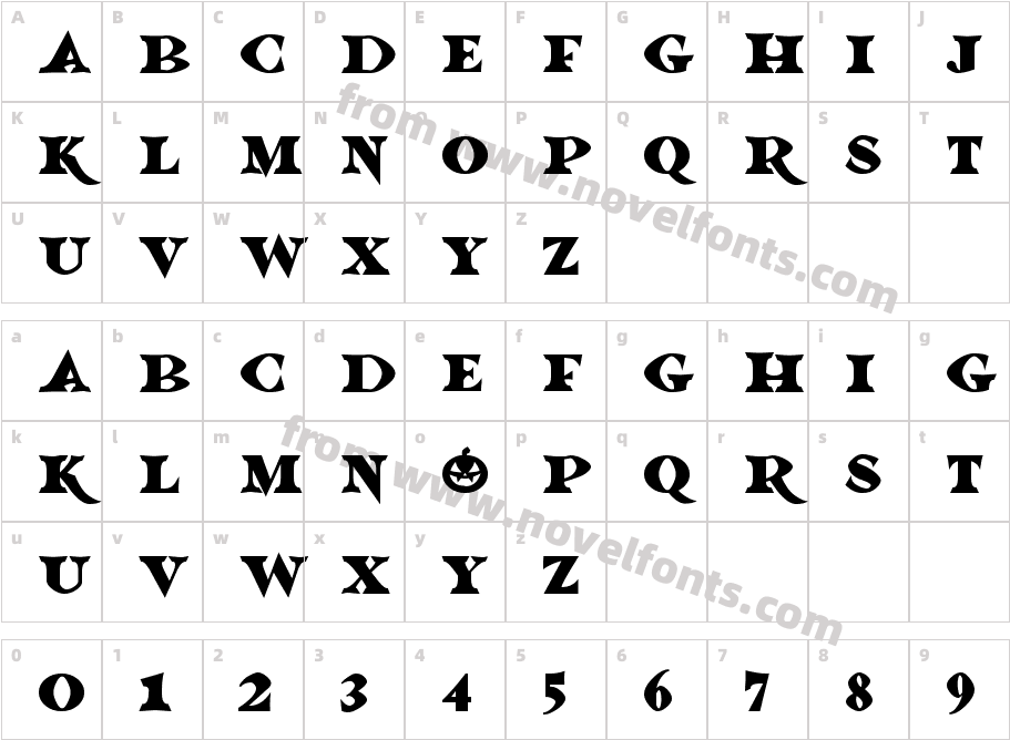 Halloween Horrors 2023Character Map