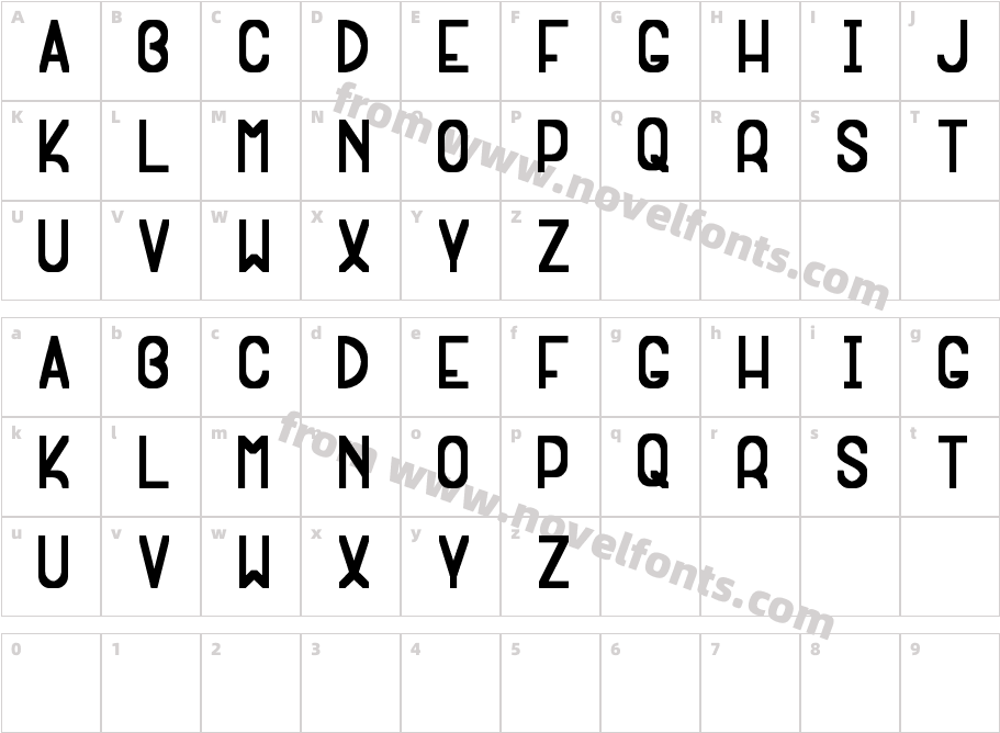 Extragna Rara StCharacter Map