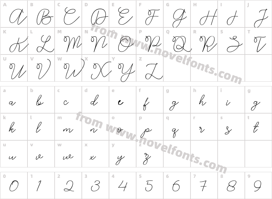 HambutCharacter Map