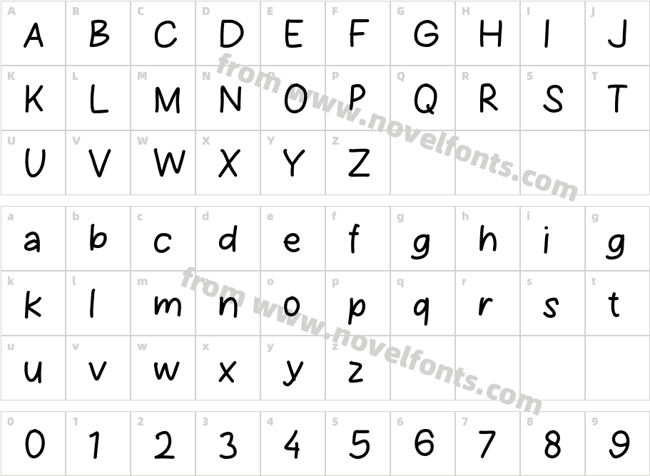 Hand CraftCharacter Map