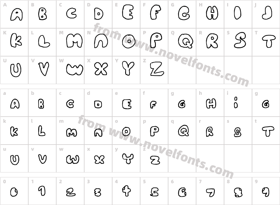 Eye Stryke BaqCharacter Map