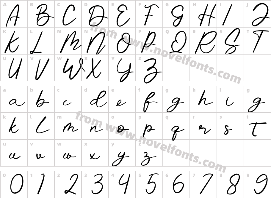 HandmadeSummerRegularCharacter Map