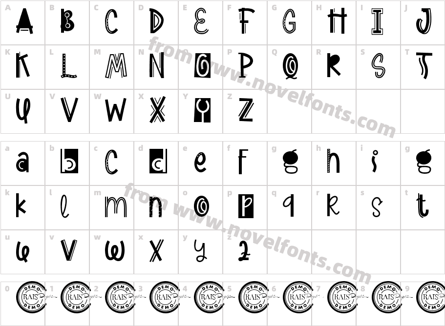 HappyDecorDemoRegularCharacter Map