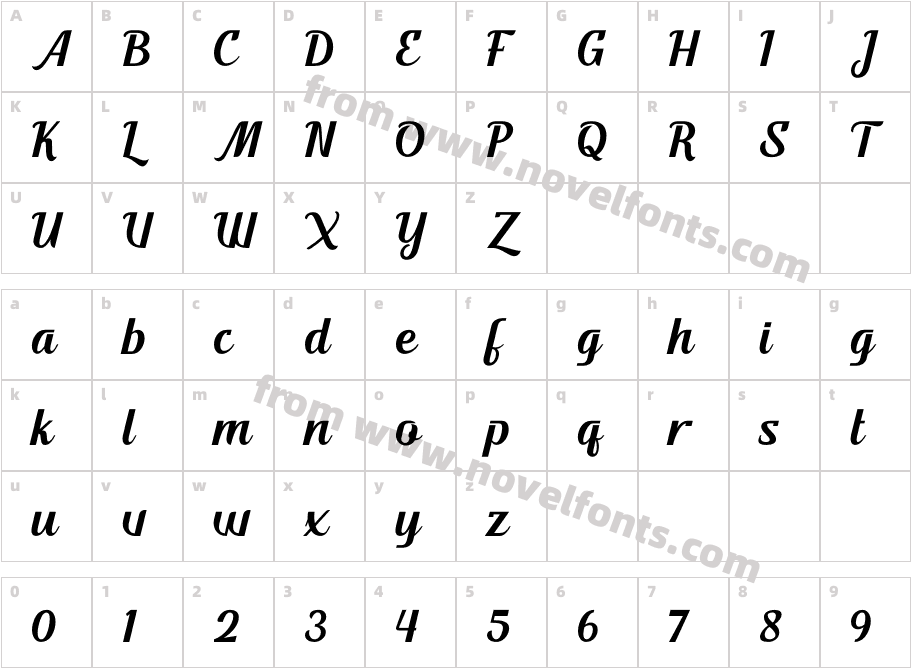 HaspierCharacter Map