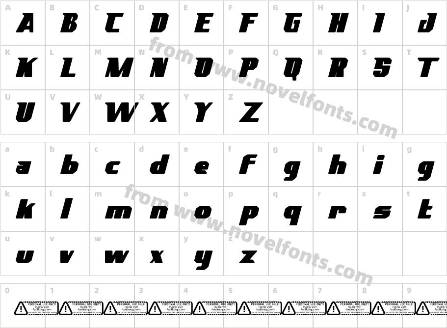 HatcfastCharacter Map