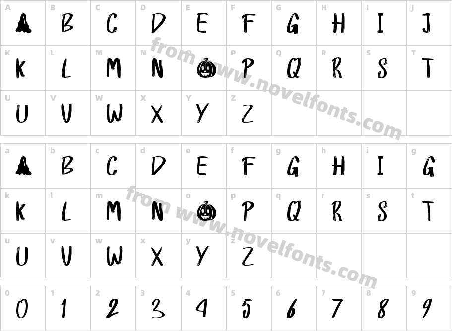 Hay Ghost - Personal UseCharacter Map