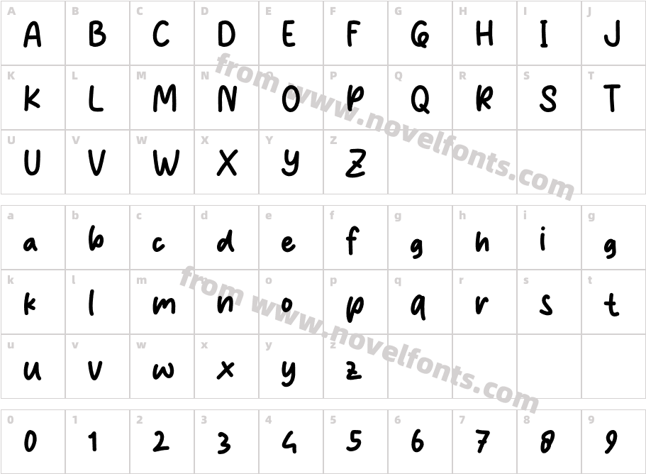 Hello SundayCharacter Map