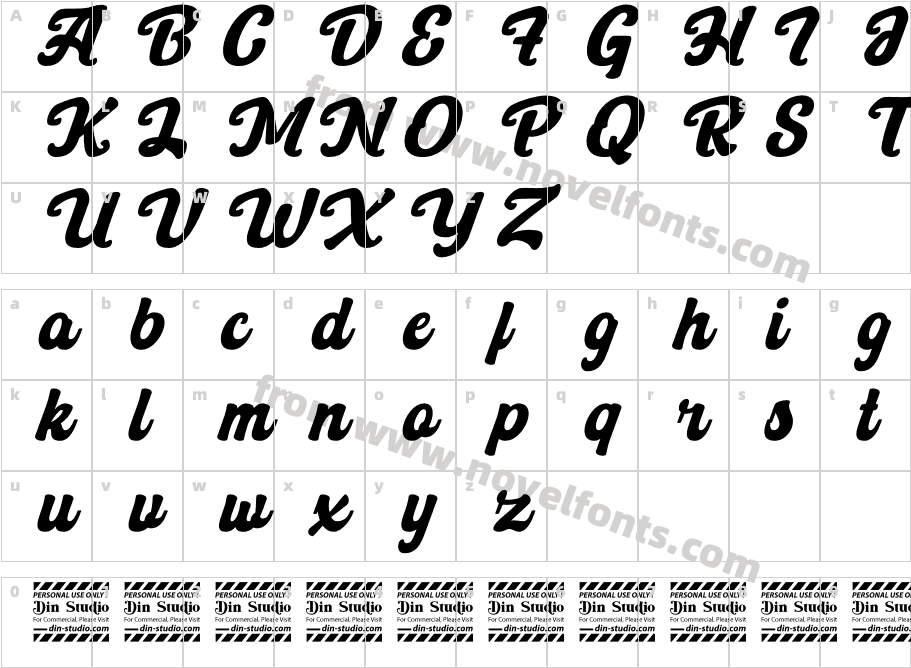 Hello Youthen Personal UseCharacter Map