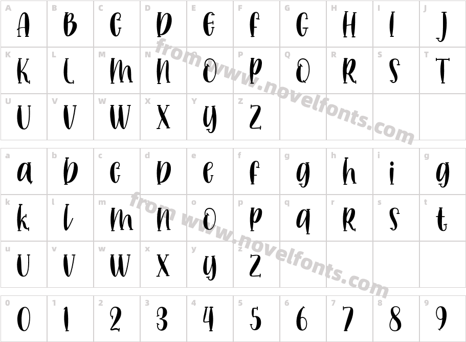 HellocraftsRegular-ZVRa3Character Map