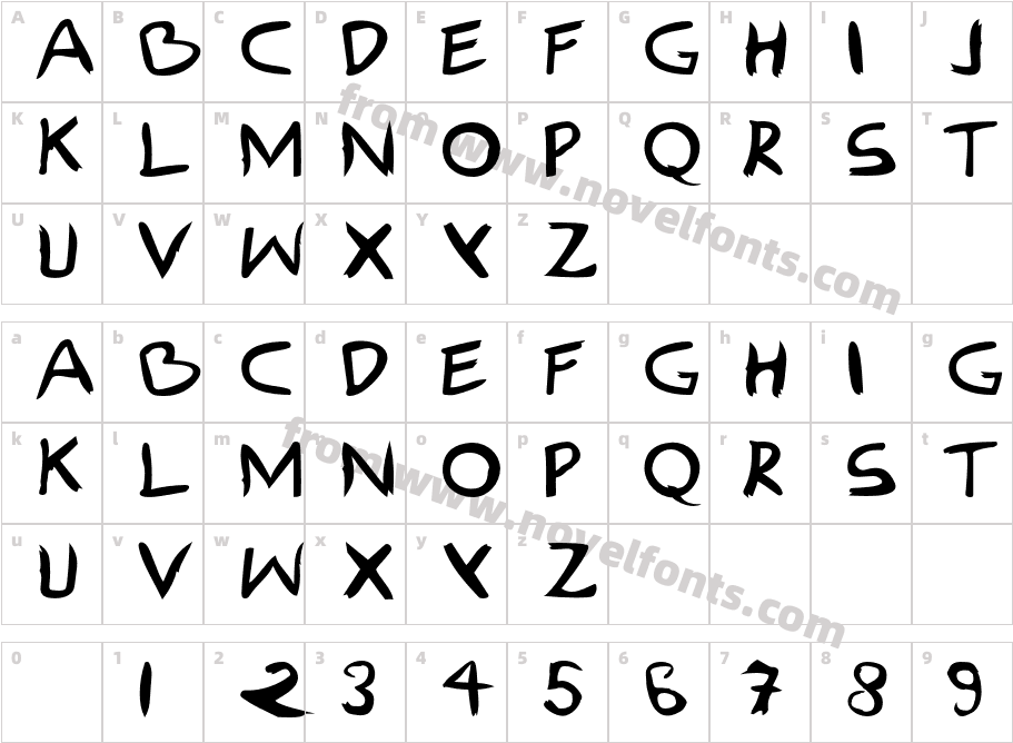 FDIlhoscriptCharacter Map