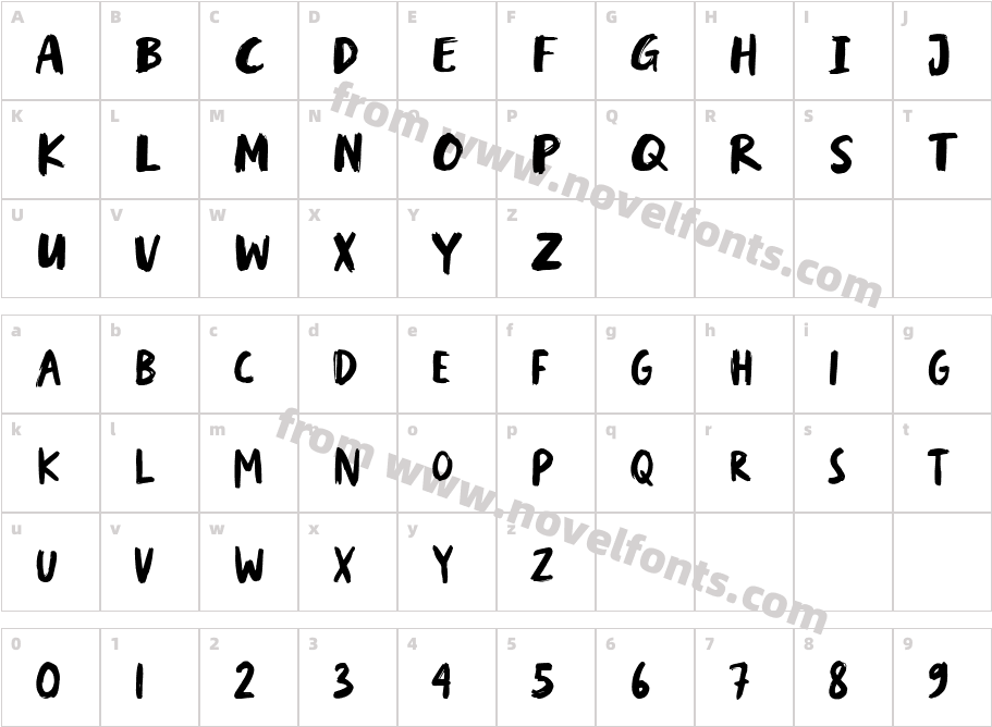 HendryCharacter Map