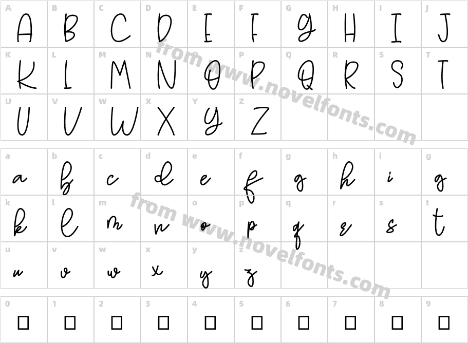 Hettany Bomance Regular Personal Use OnlyCharacter Map