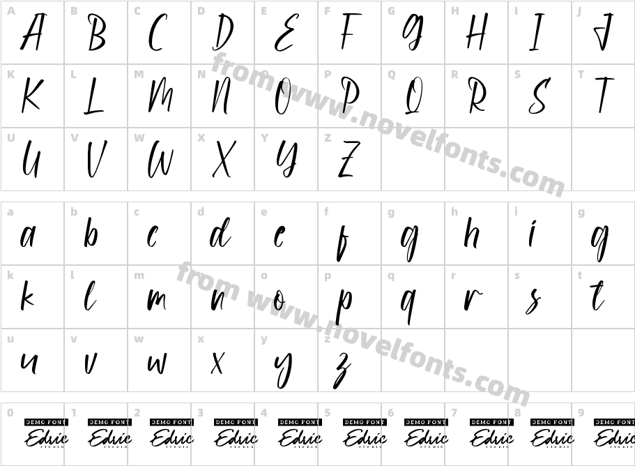 HistoryGlamourDemoRegularCharacter Map