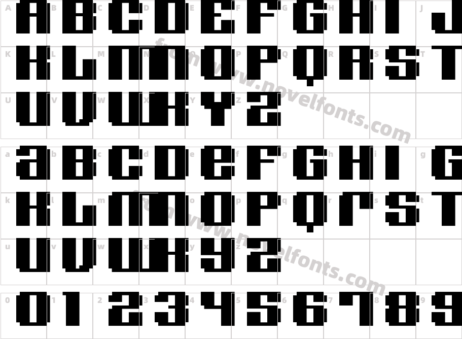 FFF DiscothequeCharacter Map