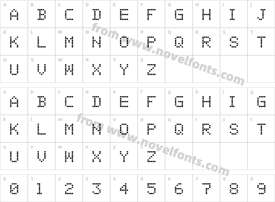 01 DigitCharacter Map