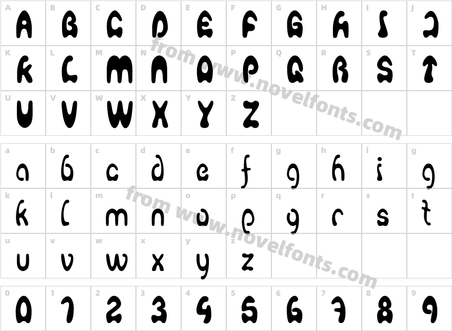 AgafontCharacter Map