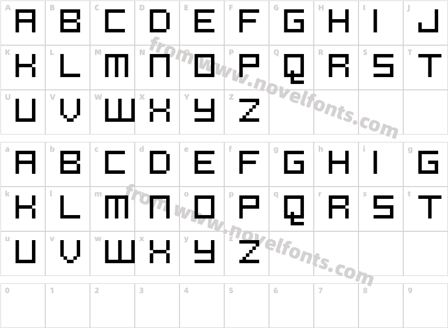 FFF Reaction CondensedCharacter Map