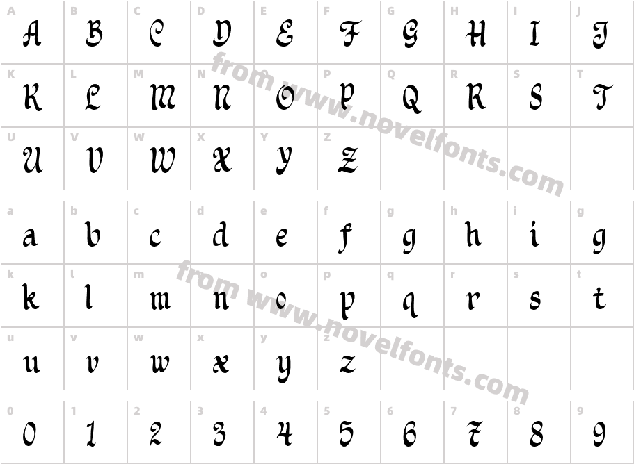 HolyStainDemoCharacter Map