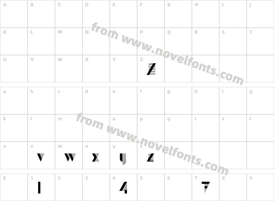 HonguefiveCharacter Map