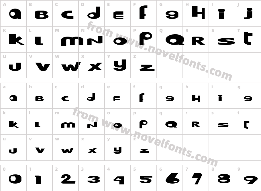 Hooper dooperCharacter Map