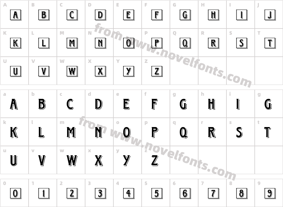 Horndon Becker InitialsCharacter Map