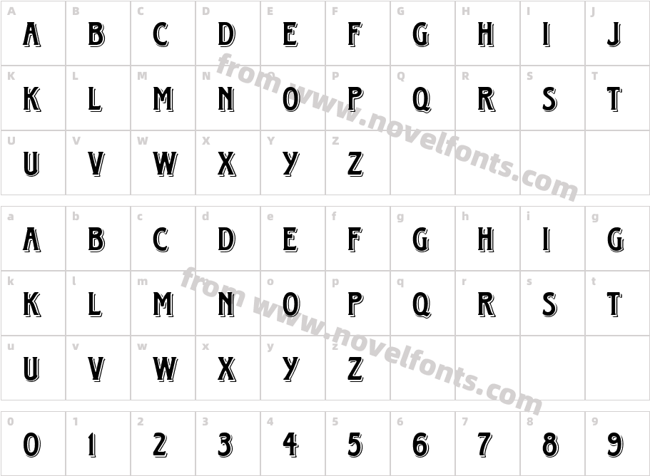 Horndon BeckerCharacter Map