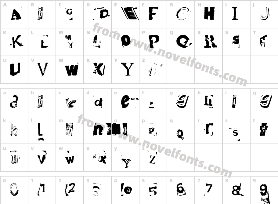 HotPlate LT Std 2Character Map