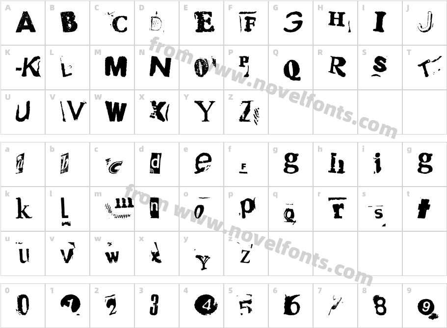 HotPlate LT Std 4Character Map