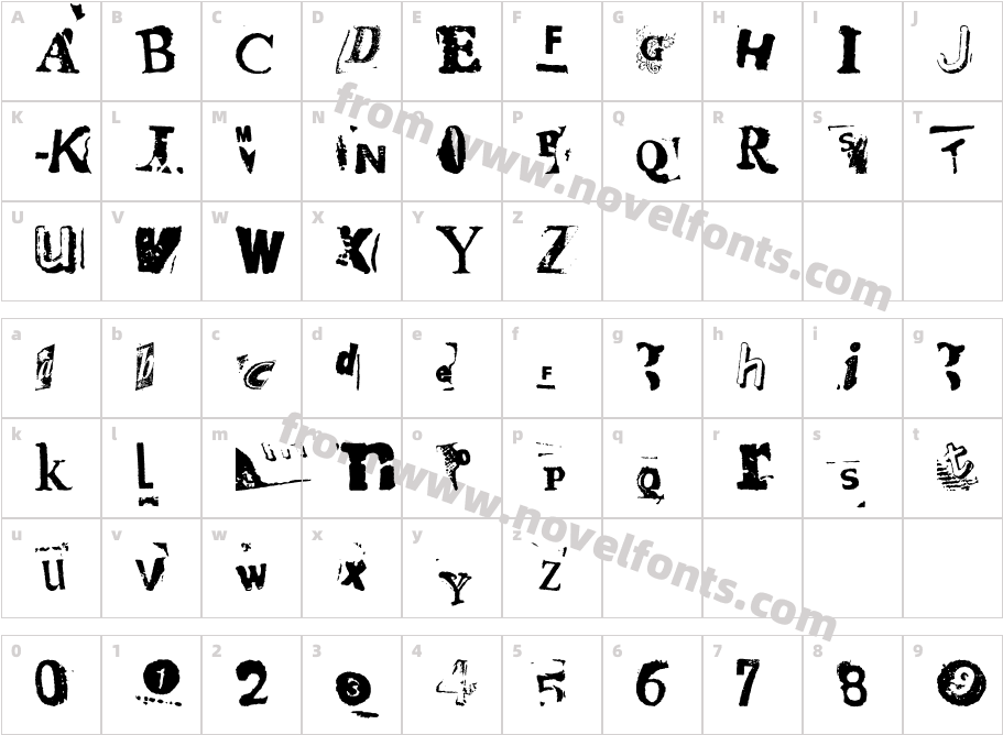 HotPlate LT Std 5Character Map