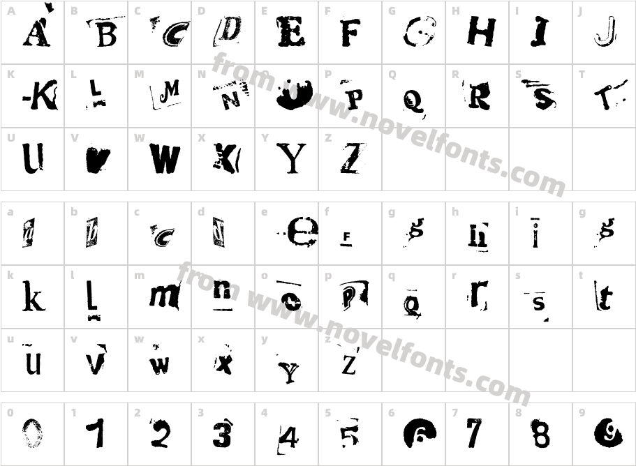 HotPlate LT Std 6Character Map