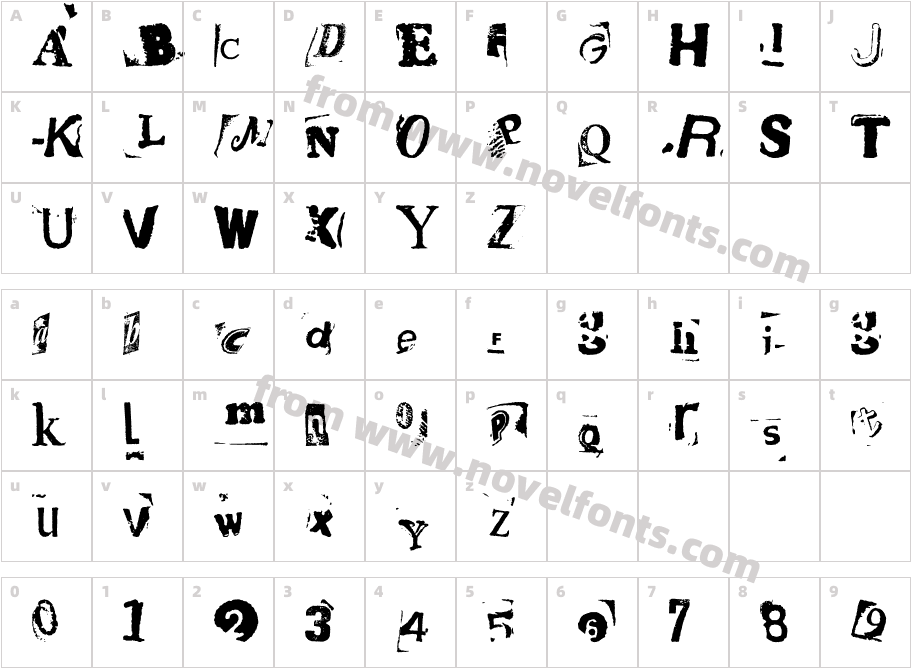 HotPlate LT Std 7Character Map