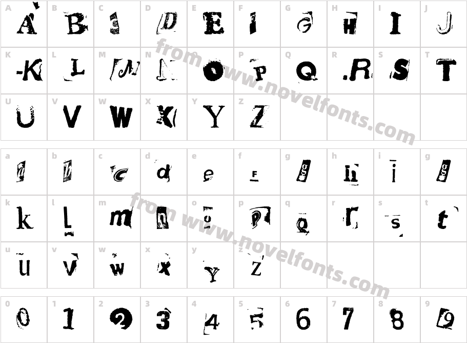 HotPlate LT Std 8Character Map