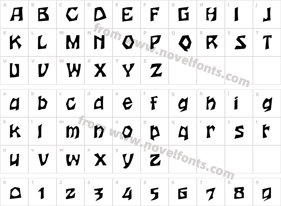 Houters-NormalCharacter Map